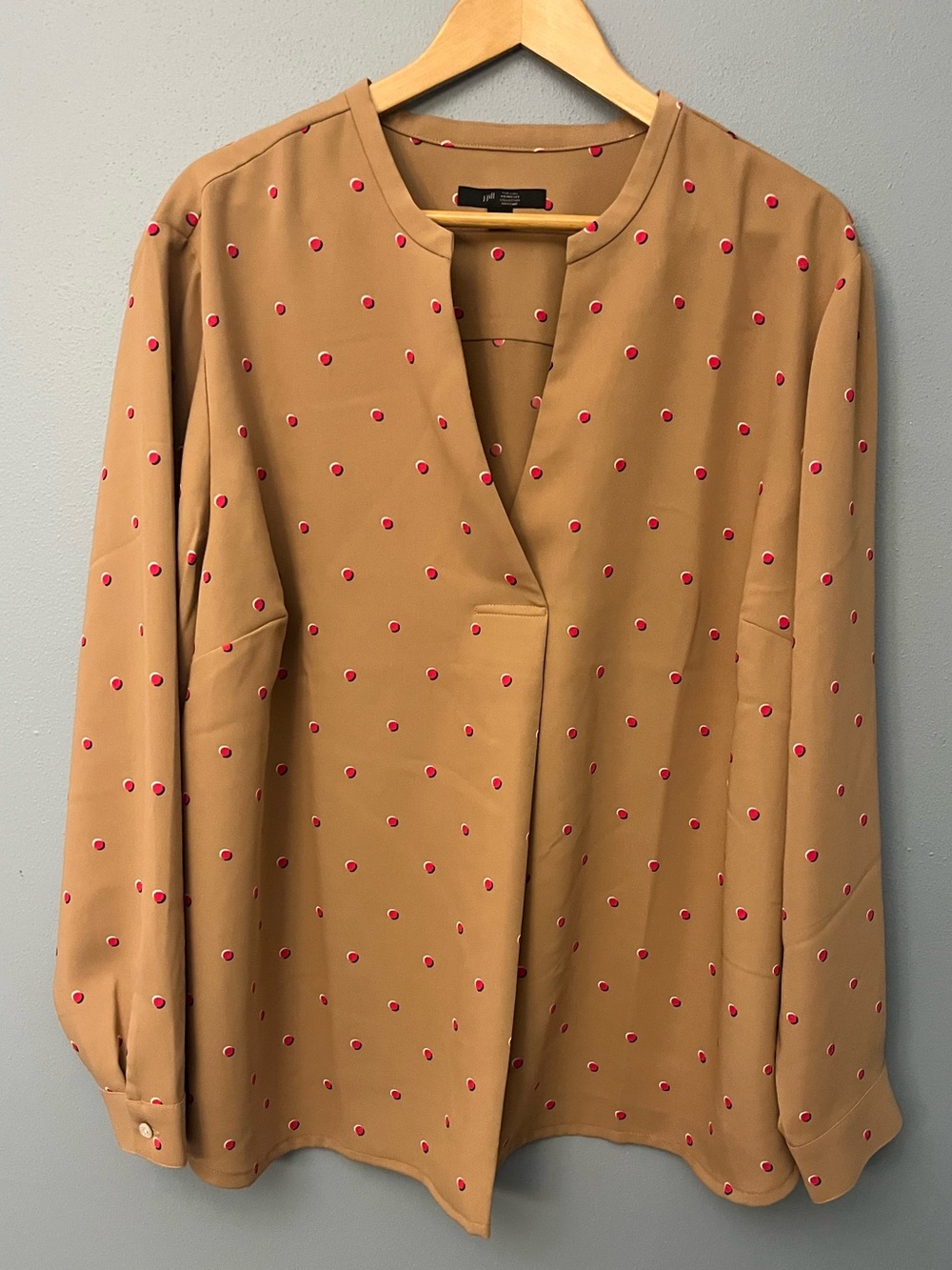 J. Jill Wearever Collection Popover Blouse